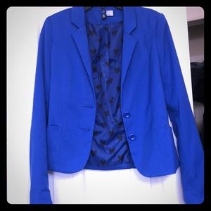 H&M blue blazer jacket